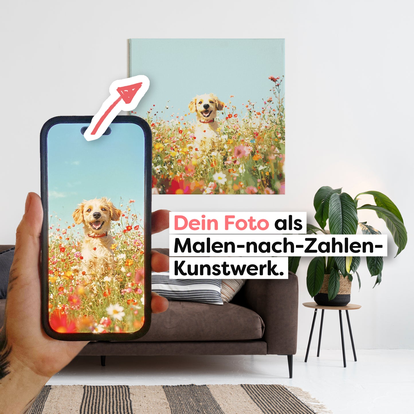 Dein eigenes Foto als Malset