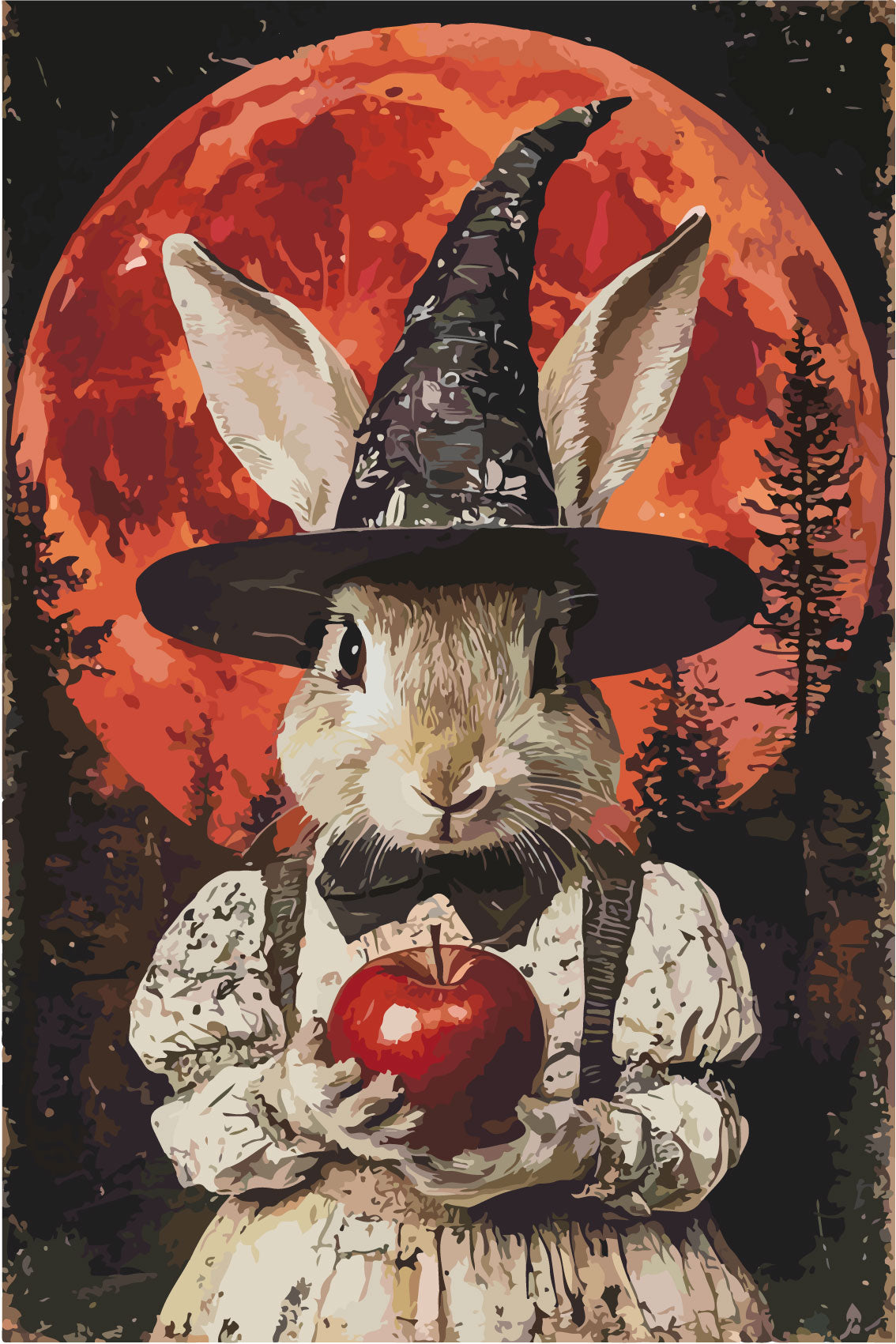 Dein Kaninchen als Hexe