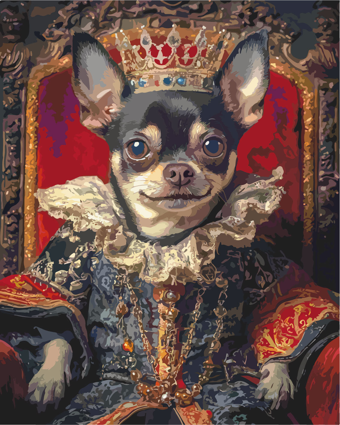 Dein Chihuahua in königlichem Gewand