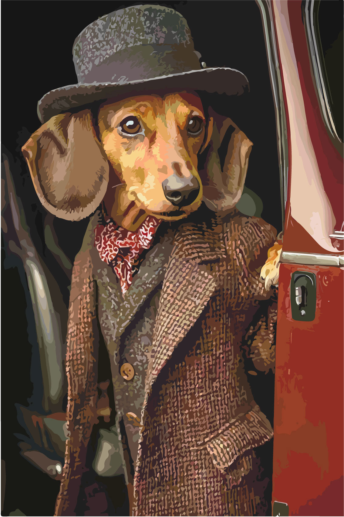 Dein Dackel als Gentleman