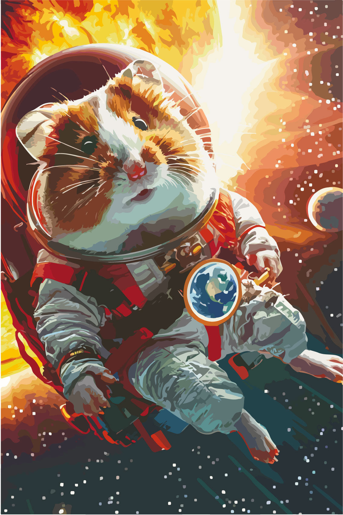 Dein Hamster im Weltall