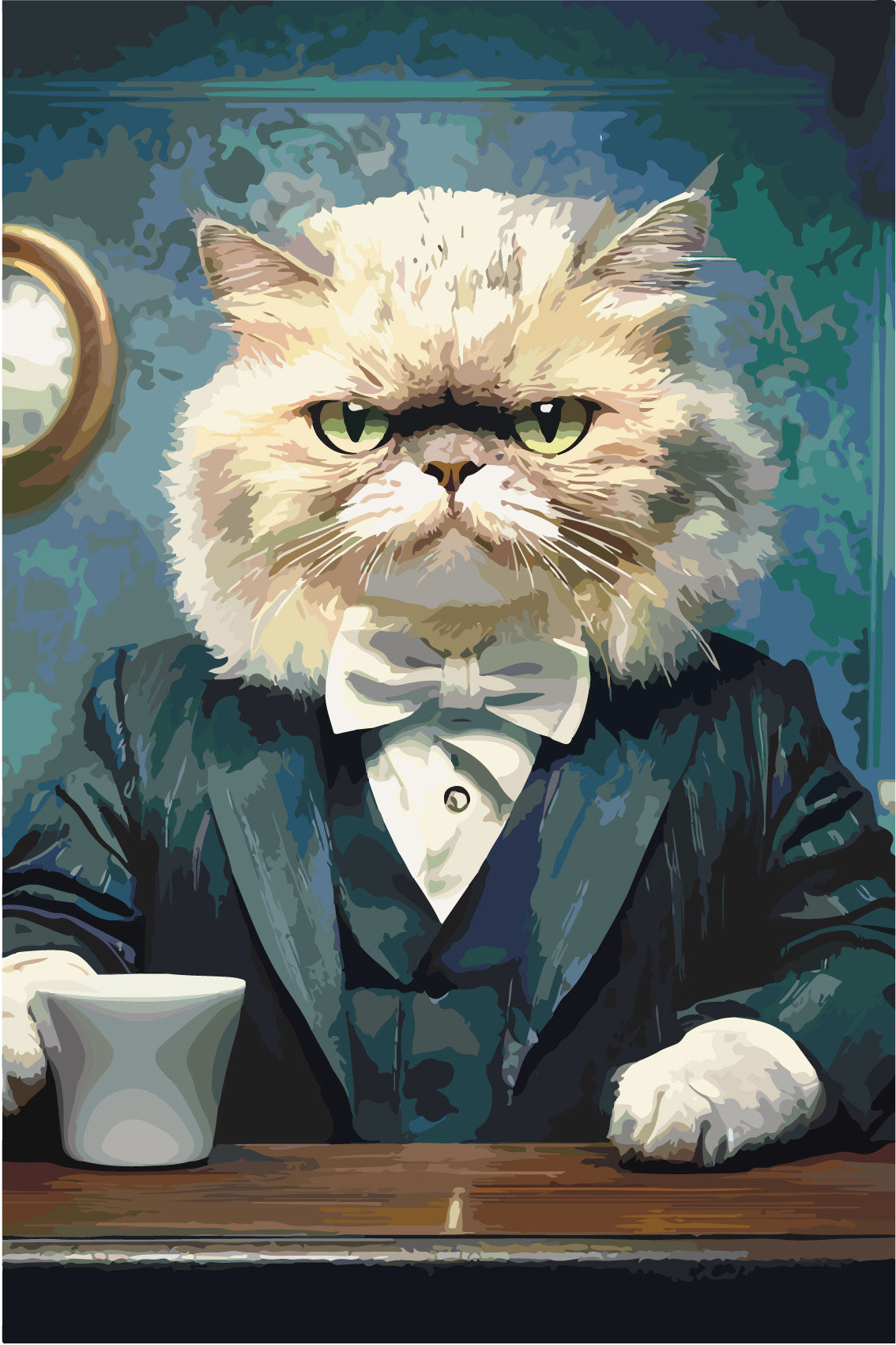 Deine Katze als Office-Boss