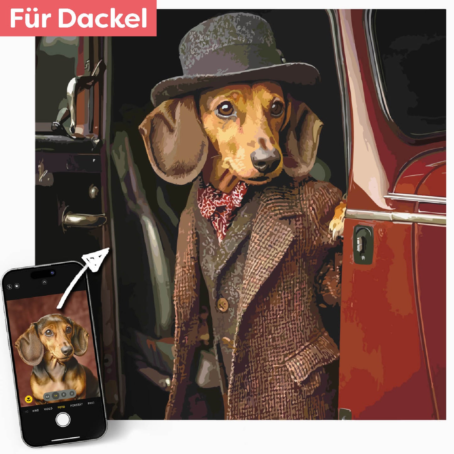 Dein Dackel als Gentleman