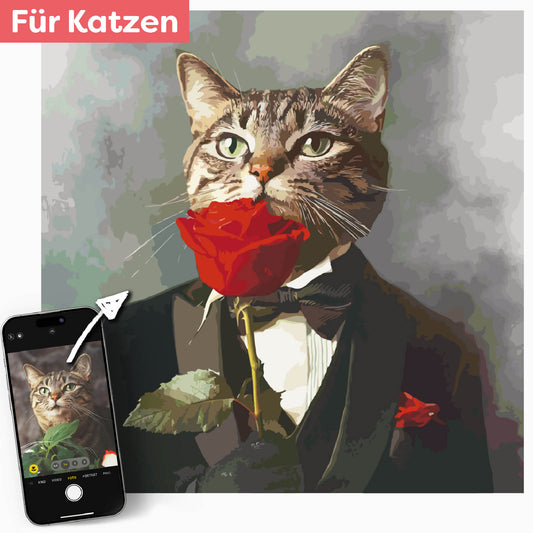 Deine Katze als Gentleman