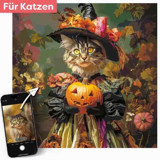 Dein Katze als Hexe