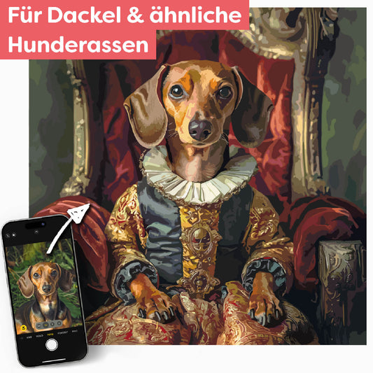 Dein Dackel in adeligem Gewand